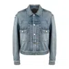 Department Five Department 5 Ovo Denim Trucker Jacket In Blue