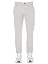 Department Five Department 5 Pants With Logo Patch In Grey
