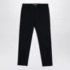 Department Five Department 5 Regular Blue Navy Cotton Trousers In Blue