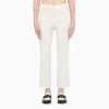 Department Five White Boot-cut Trousers In White