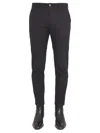 Department Five Department 5 Pants With Logo Patch In Black