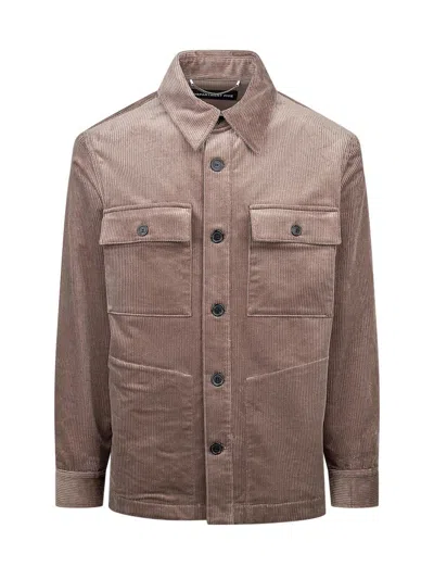 Department 5 Pike Jacket Shirt In Brown