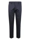 Department Five Pressed-crease Trousers In Blue