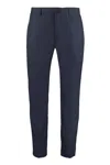 Department Five Department 5 Setter Wool Blend Trousers In Blue