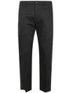 Department Five Department 5 Prince Slim Crop Chino Clothing In Black