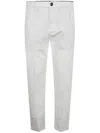 Department Five Department 5 Prince Cotton Chino Trousers In Gray