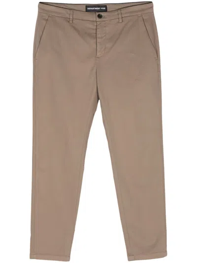 Department Five Prince Trousers In Brown