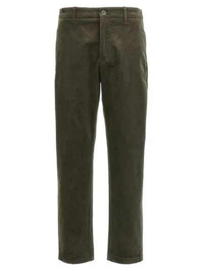 Department Five Green Classic Straight Pants