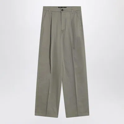 ボトムスその他 DEPARTMENT 5 Sage green cotton trousers Department Five Department 5 Sage Green Cotton Trousers