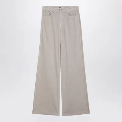 Department 5 Sand-coloured Corduroy Palazzo Trousers In Red