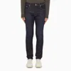 Department Five Department 5 Skeith Dark Blue Slim Jeans In Blue