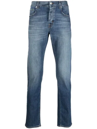 Department Five Visible Stiching Regular-waist Skeith Jeans 15,5cm In Blue