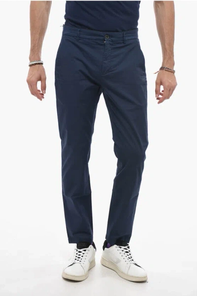 Department 5 Slim Fit Chino Pants In Blue