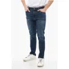 Department Five Slim Fit Drake Jeans With Logo Button 15cm In Blue