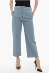 Department Five Solid Color Cropped Palazzo Pants