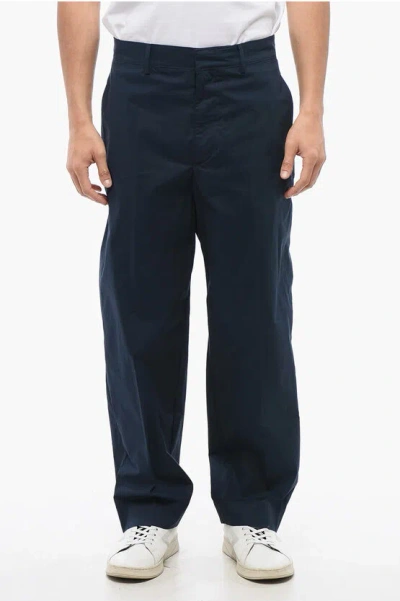DEPARTMENT FIVE SOLID COLOR STRETCH COTTON E-MOTION PANTS