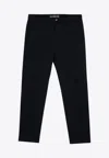 Department Five Department 5 Regular Blue Navy Cotton Trousers In Blue
