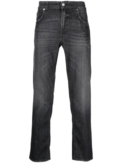 Department Five Straight-leg Cut Jeans In Black