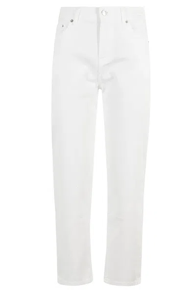 Department 5 Cotton Trousers In White