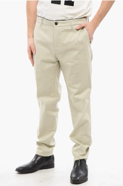 Department Five Stretch Cotton Prince Chino Pants In Neutral