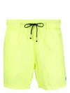 Department Five Stripe-print Swim Shorts In Yellow