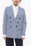 Department Five Striped Ari Double-breasted Blazer