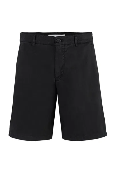 Department Five Department 5 Man Shorts & Bermuda Shorts Midnight Blue Size 33 Cotton, Linen In Dark Blue