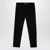 Department Five Department 5 Regular Blue Navy Cotton Trousers In Black