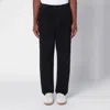 Department Five Department 5 Black Cotton Trousers In Black