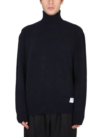 Department 5 Turtleneck Shirt In Blue