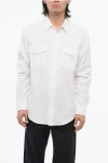 Department Five Utility Poplin Cotton Output Shirt With Classic Collar