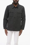 Department Five Virgin Wool And Cotton Overshirt With Double Breast Pocket