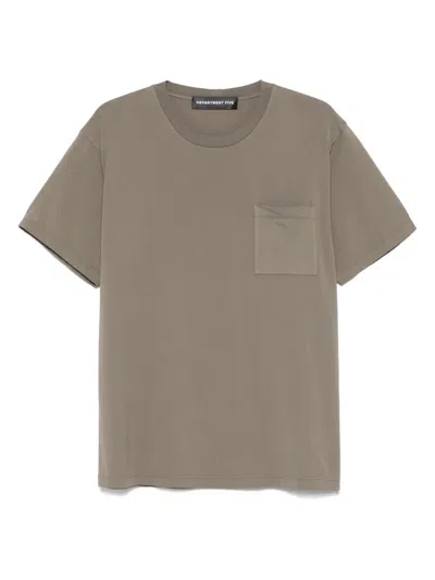 Department Five Wav T-shirt In Brown