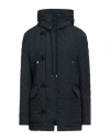 Department Five Department 5 Woman Jacket Midnight Blue Size M Polyamide In Blue