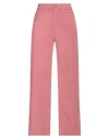 Department Five Department 5 Woman Jeans Antique Rose Size 27 Cotton, Elastane In Pink