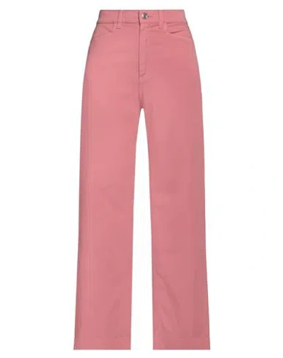Department 5 Woman Jeans Antique Rose Size 27 Cotton, Elastane In Pink