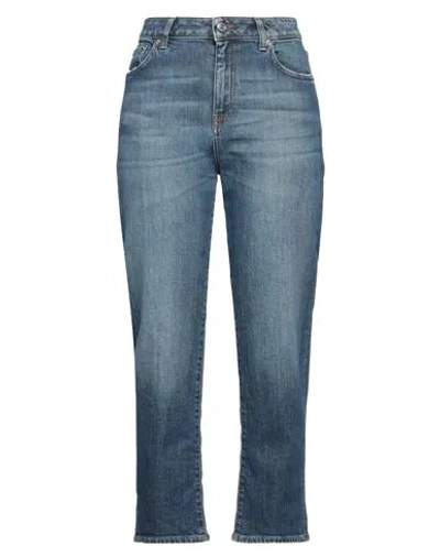 Department Five Department 5 Woman Jeans Blue Size 27 Cotton, Elastane