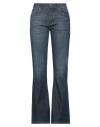 Department Five Department 5 Woman Jeans Blue Size 30 Cotton, Elastane In Blue