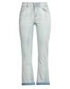 Department Five Department 5 Woman Jeans Blue Size 30 Cotton, Elastomultiester, Elastane In Blue