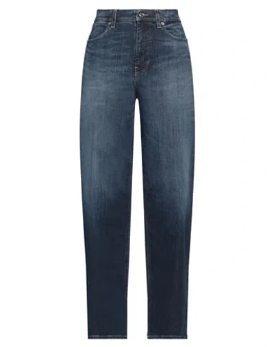 Department 5 Woman Jeans Blue Size 31 Cotton, Elastomultiester, Elastane