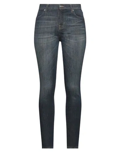 Department 5 Woman Jeans Blue Size 31 Cotton, Elastomultiester, Rubber