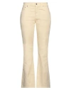 Department Five Department 5 Woman Jeans Cream Size 28 Cotton, Elastane In White