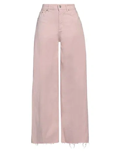 Department Five Department 5 Woman Jeans Pink Size 26 Cotton, Rubber In Pink
