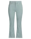 Department Five Department 5 Woman Jeans Turquoise Size 31 Cotton, Rubber In Blue