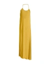 Department Five Department 5 Woman Maxi Dress Mustard Size 6 Viscose In Yellow