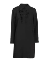 Department Five Department 5 Woman Short Dress Black Size 4 Polyester In Black