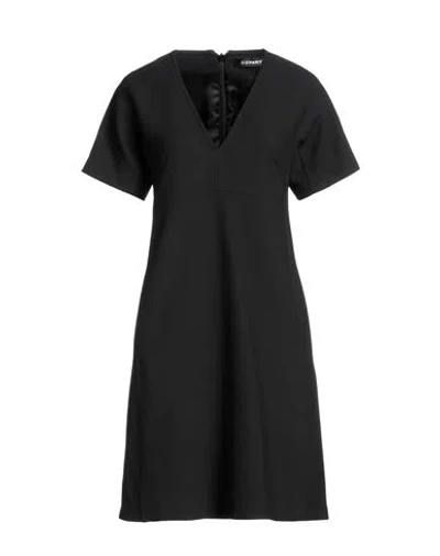 Department Five Department 5 Woman Mini Dress Black Size 8 Polyester, Viscose, Elastane