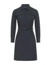 Department Five Department 5 Woman Mini Dress Midnight Blue Size 6 Polyester, Virgin Wool, Elastane In Blue
