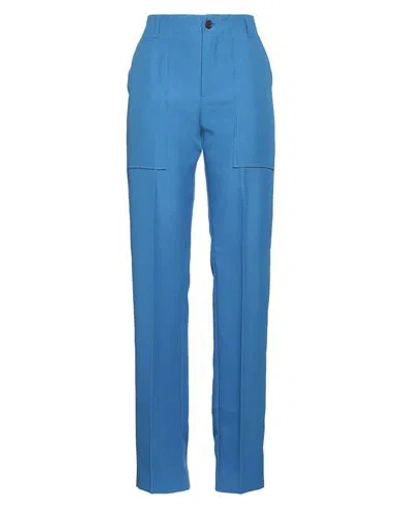 Department Five Department 5 Woman Pants Azure Size 8 Polyester In Blue