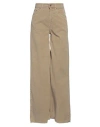 Department 5 Woman Pants Beige Size 25 Cotton, Elastane